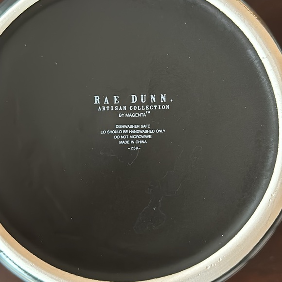 Rae Dunn “Trick For Dog Treats” Cookie Jar - Picture 3 of 3